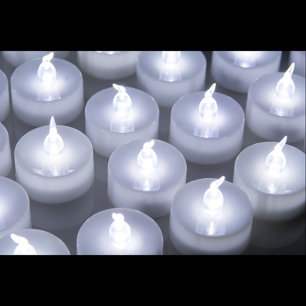 24 PCS LED Tealight Battery Operated Flameless Flickering Tea Lights